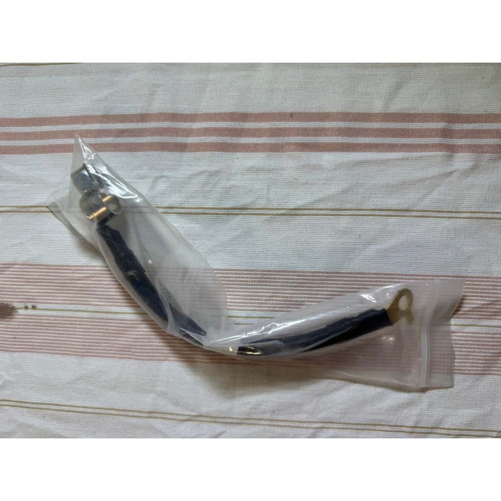 Automotive Battery Cable with Terminal Clamp and Ring Connector Black Insulated